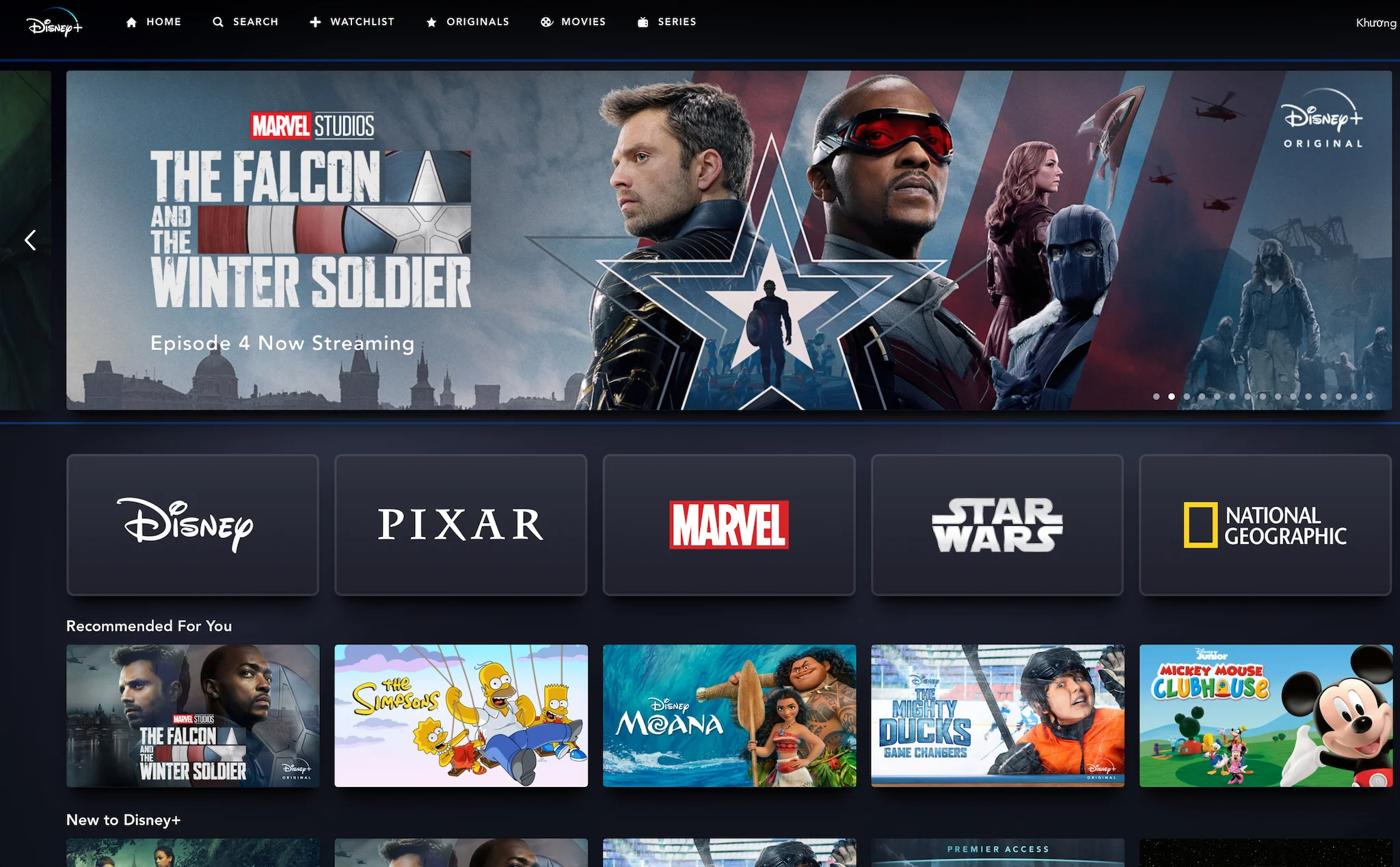 Tài khoản Disney Plus